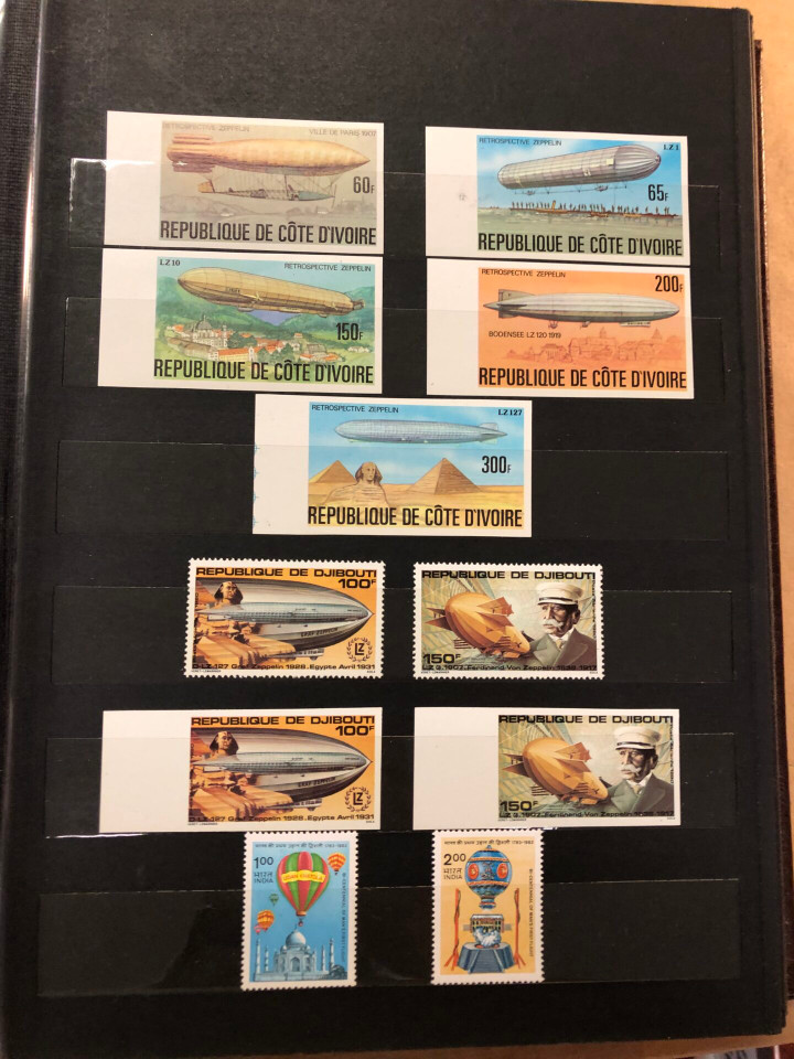 MINT INTERNATIONAL TOPICAL COLLECTION – ZEPPELINS – 426072