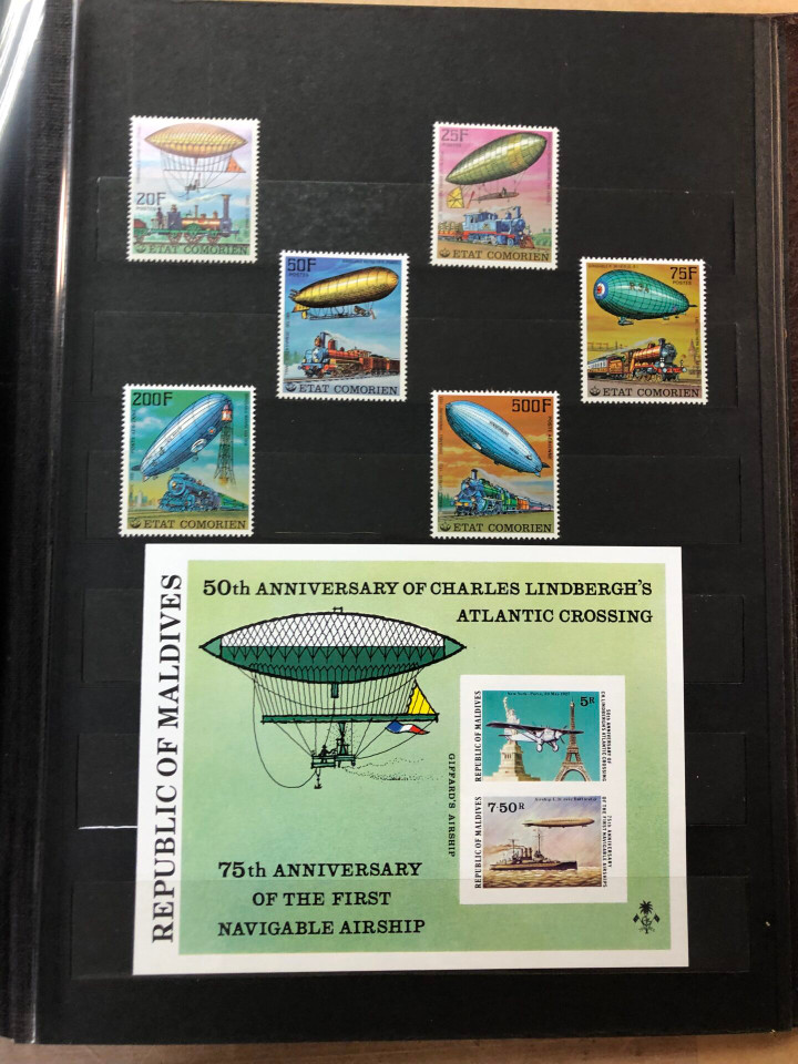 MINT INTERNATIONAL TOPICAL COLLECTION – ZEPPELINS – 426072