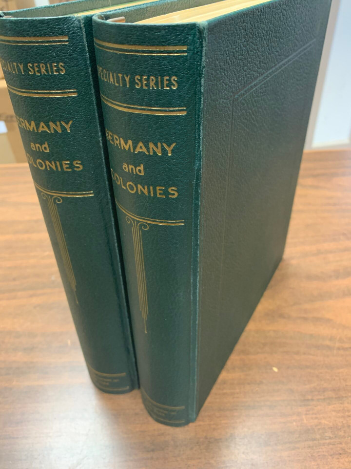 Germany and Colonies Two Pristine Scott Specialty Albums, German States to Late 20th Century