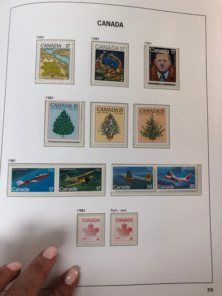 CANADA – COLLECTION IN TWO DAVO ALBUMS – 425969