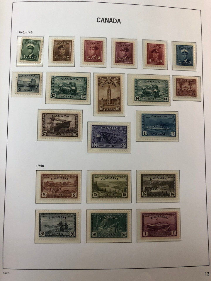 CANADA – COLLECTION IN TWO DAVO ALBUMS – 425969