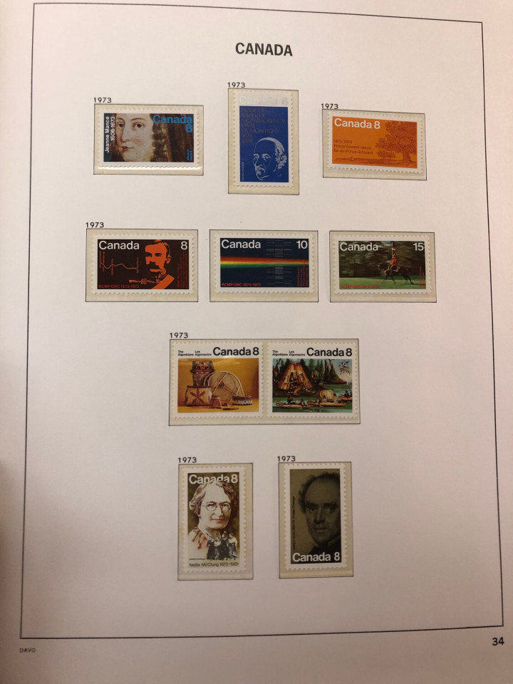 CANADA – COLLECTION IN TWO DAVO ALBUMS – 425969