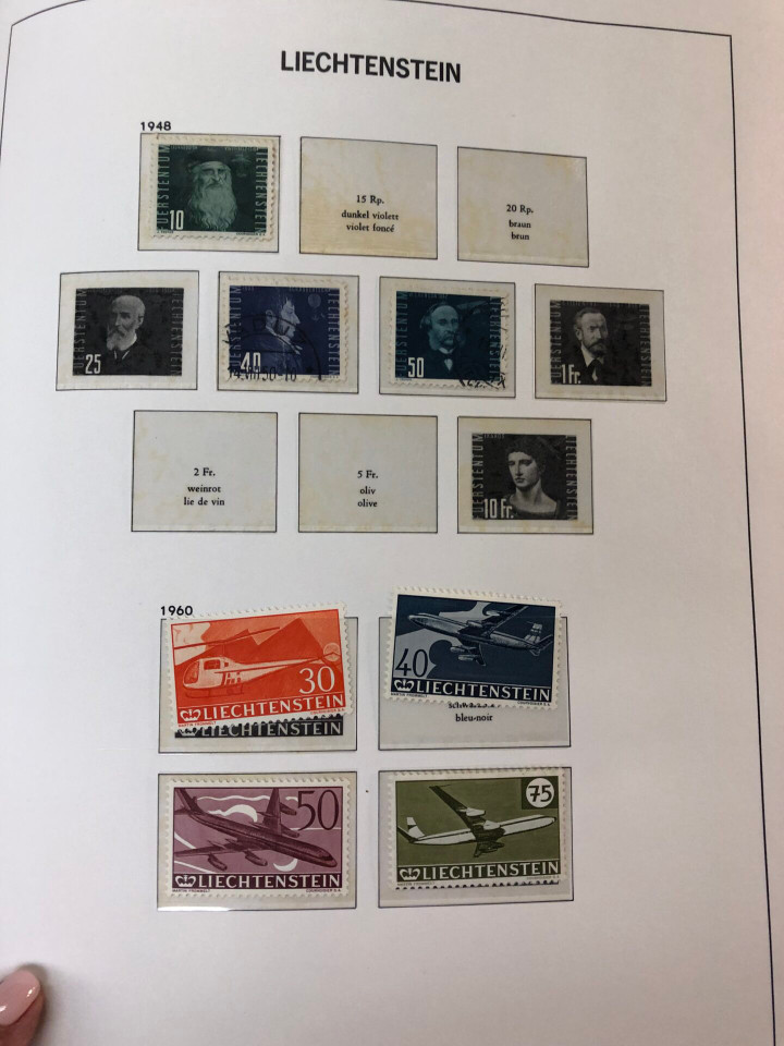 LIECHTENSTEIN – SOLID COLLECTION IN PAIR OF HINGELESS DAVO ALBUMS – 425973