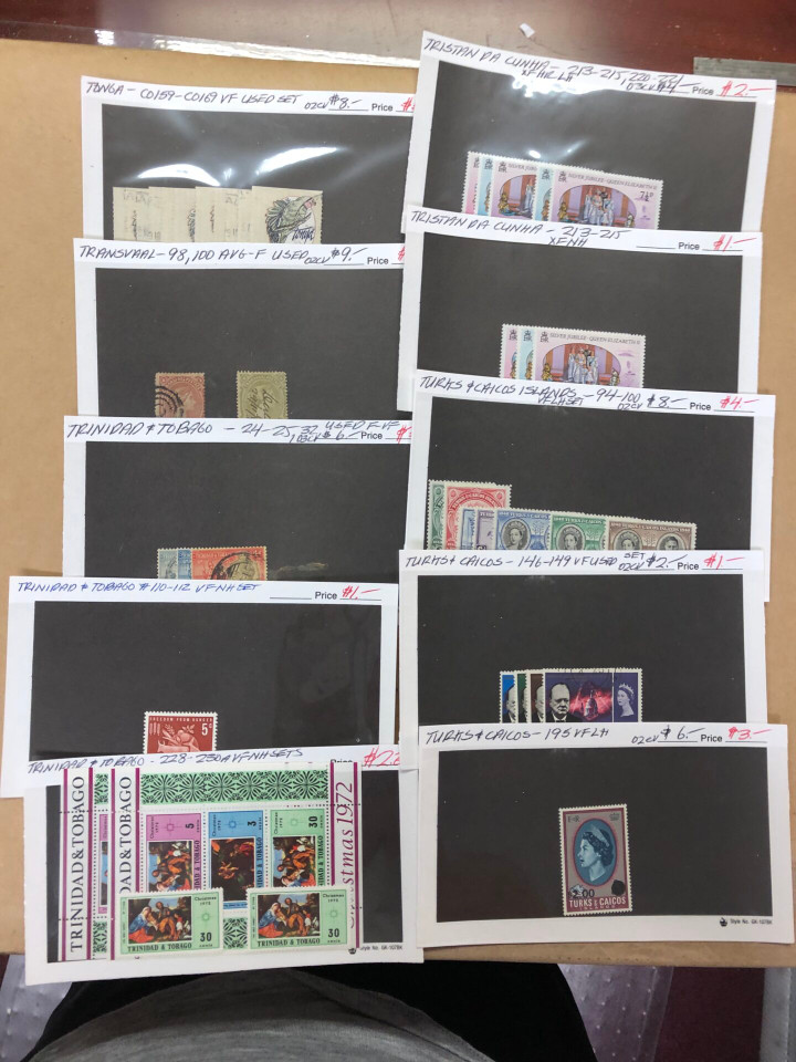 Modern Mint Commonwealth Stamps Couple Thousand Different, Aden to Zambia, 400 Stock Cards