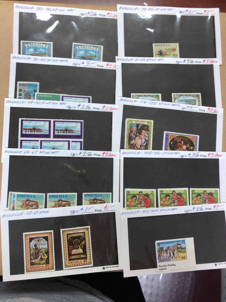 Modern Mint Commonwealth Stamps Couple Thousand Different, Aden to Zambia, 400 Stock Cards