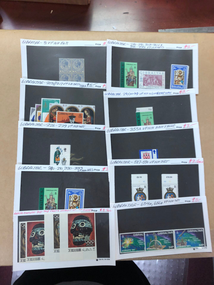 Modern Mint Commonwealth Stamps Couple Thousand Different, Aden to Zambia, 400 Stock Cards