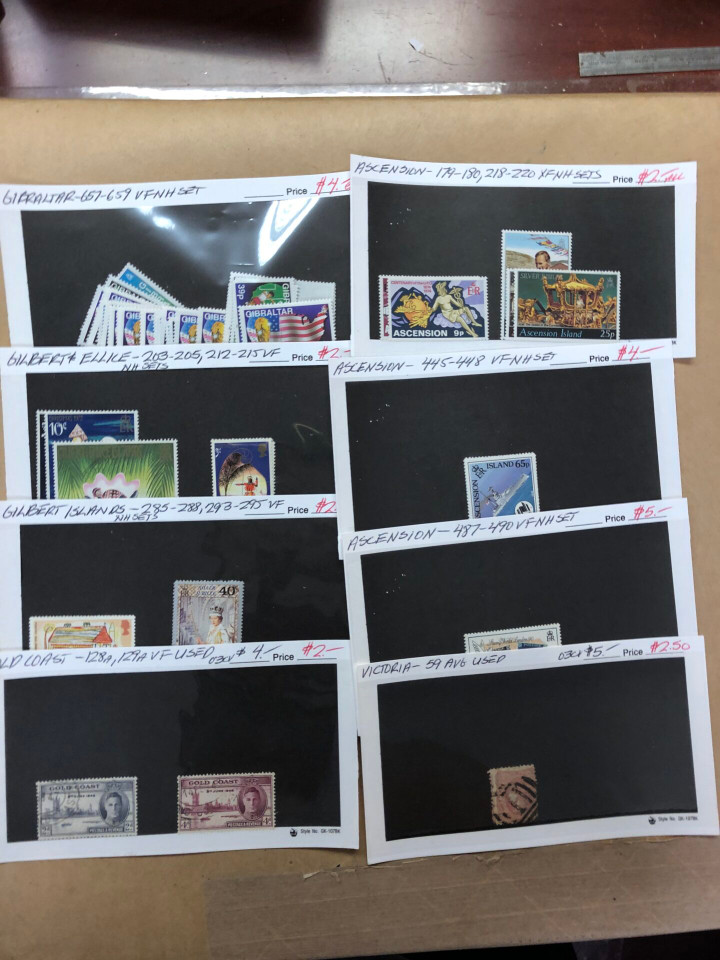 Modern Mint Commonwealth Stamps Couple Thousand Different, Aden to Zambia, 400 Stock Cards