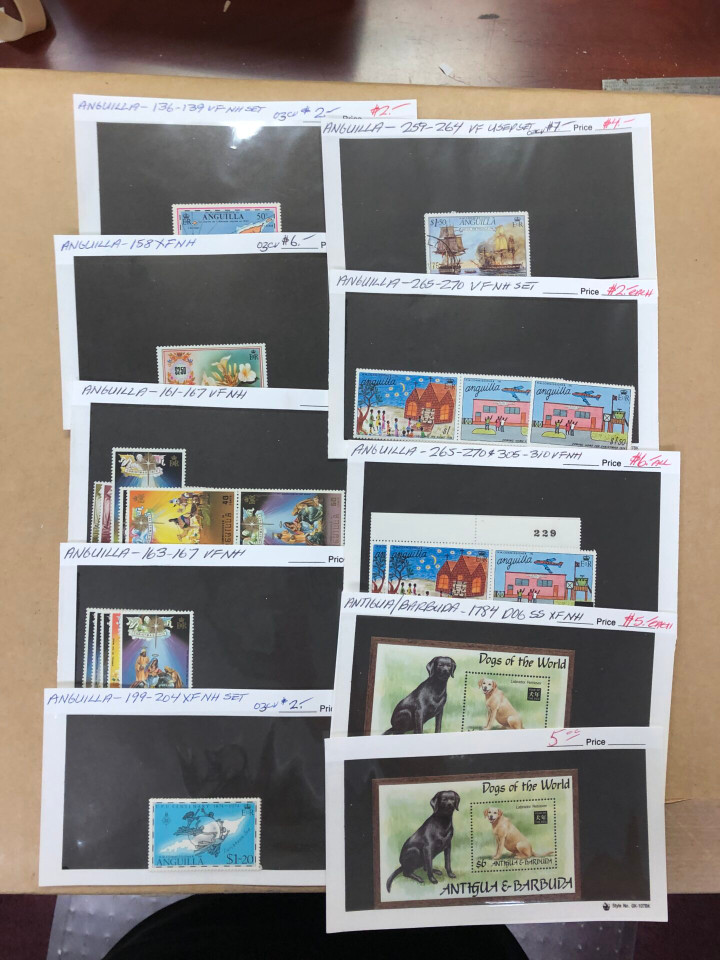 Modern Mint Commonwealth Stamps Couple Thousand Different, Aden to Zambia, 400 Stock Cards