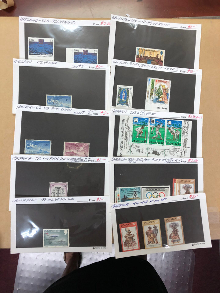 Modern Mint Commonwealth Stamps Couple Thousand Different, Aden to Zambia, 400 Stock Cards