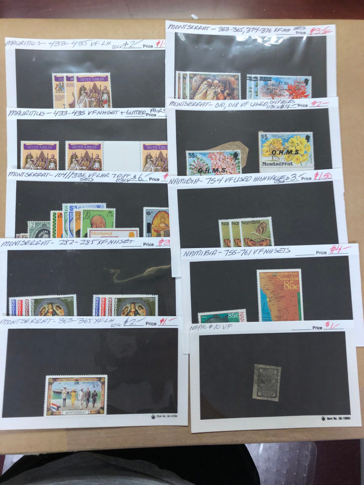 Modern Mint Commonwealth Stamps Couple Thousand Different, Aden to Zambia, 400 Stock Cards