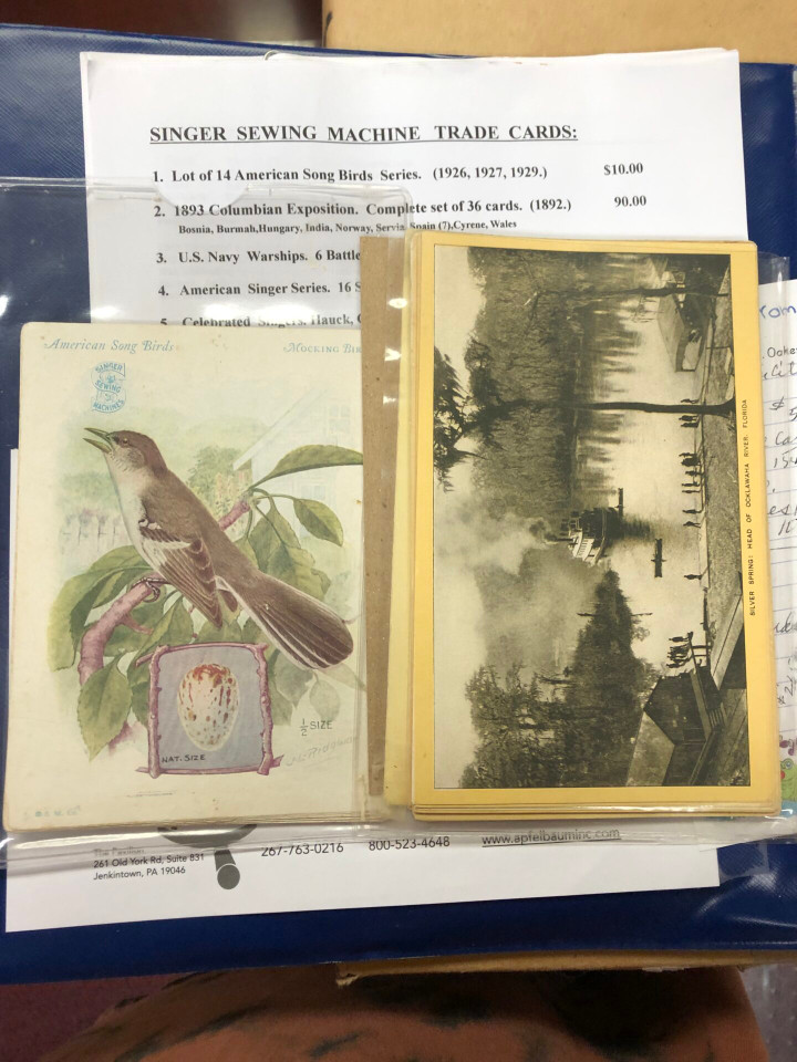 SINGER TRADE CARDS - SPECIALIST COLLECTION - 426411