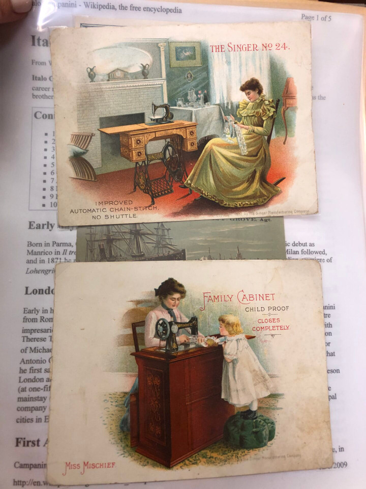 SINGER TRADE CARDS - SPECIALIST COLLECTION - 426411