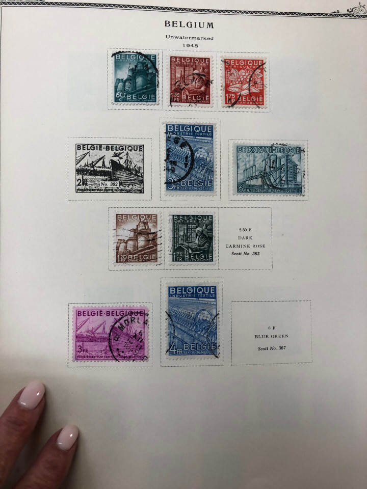 Scott Specialty album covering BELGIUM from the very dawn of philately through the 1970s