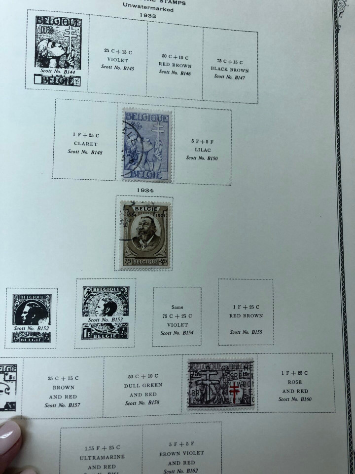 Scott Specialty album covering BELGIUM from the very dawn of philately through the 1970s