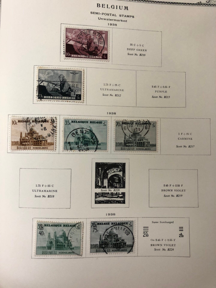 Scott Specialty album covering BELGIUM from the very dawn of philately through the 1970s