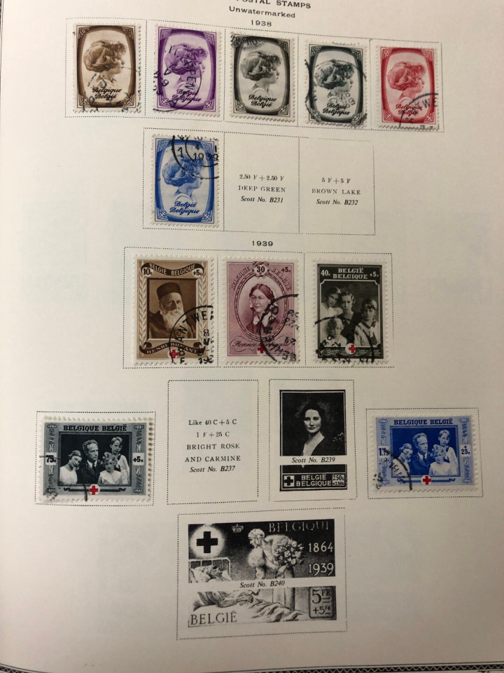 Scott Specialty album covering BELGIUM from the very dawn of philately through the 1970s