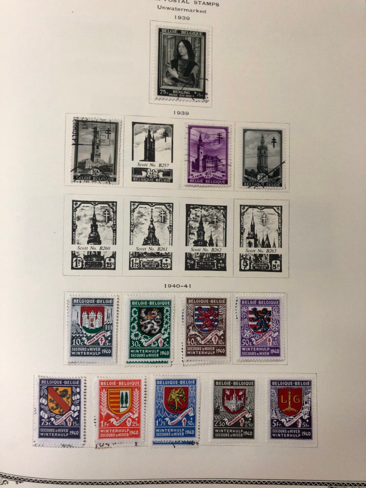 Scott Specialty album covering BELGIUM from the very dawn of philately through the 1970s