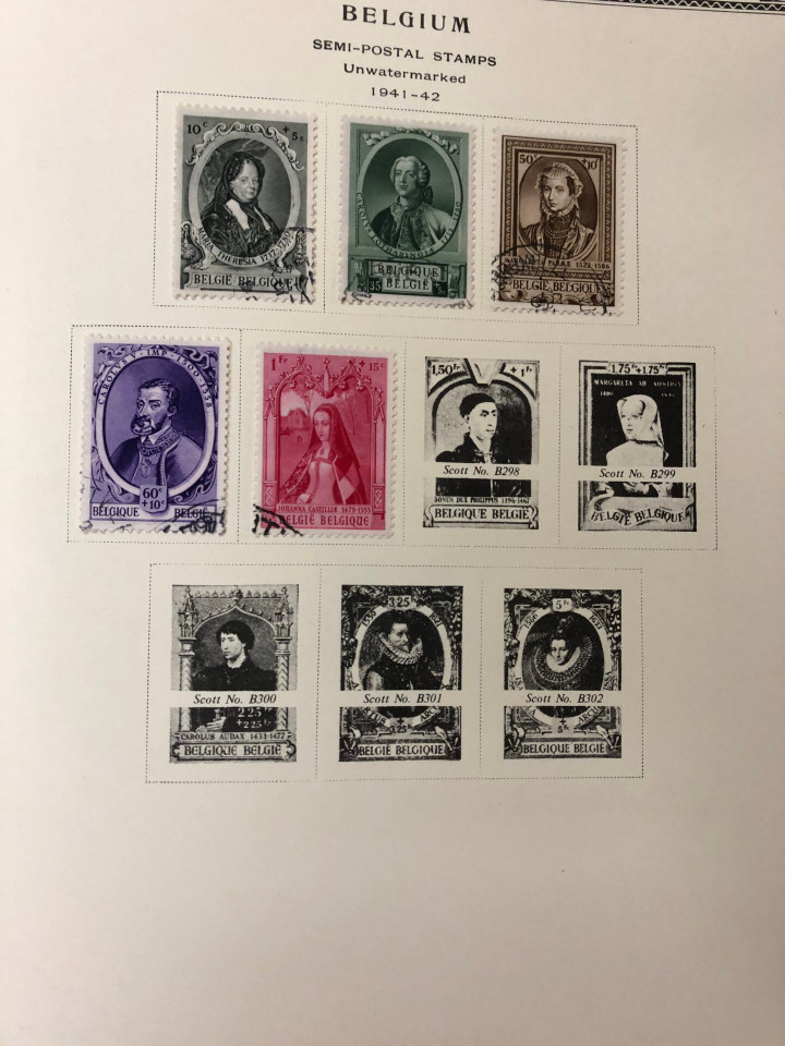 Scott Specialty album covering BELGIUM from the very dawn of philately through the 1970s