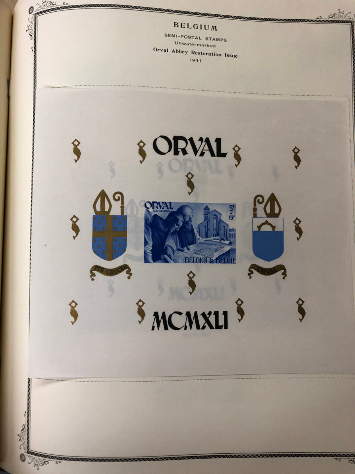 Scott Specialty album covering BELGIUM from the very dawn of philately through the 1970s