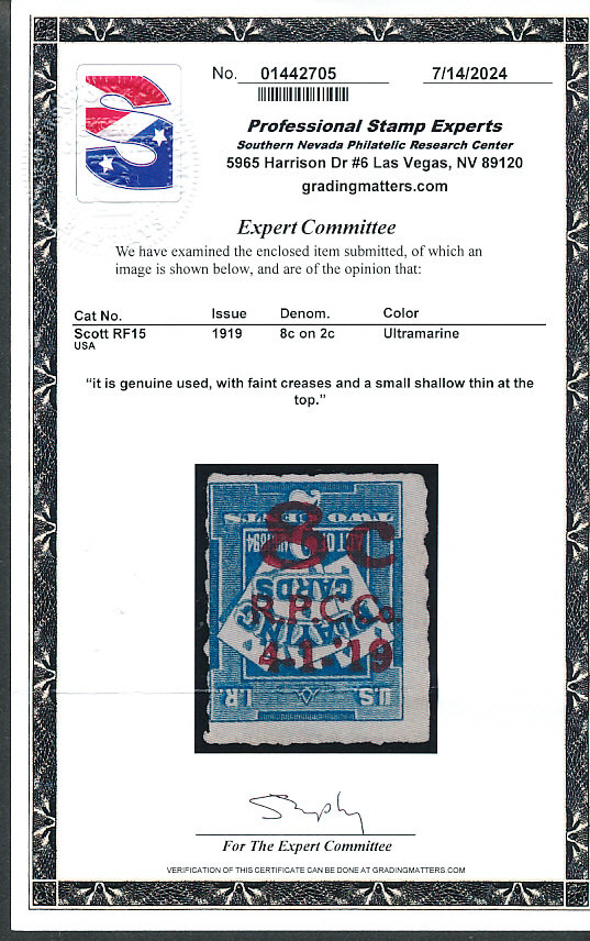 REVENUES – PREMIUM PLAYING CARDS COLLECTION – 426401