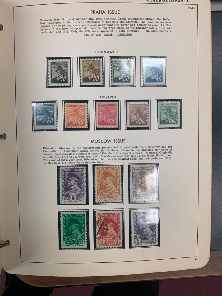 CZECHOSLOVAKIA – 4 VOLUMES COLLECTION – 426350