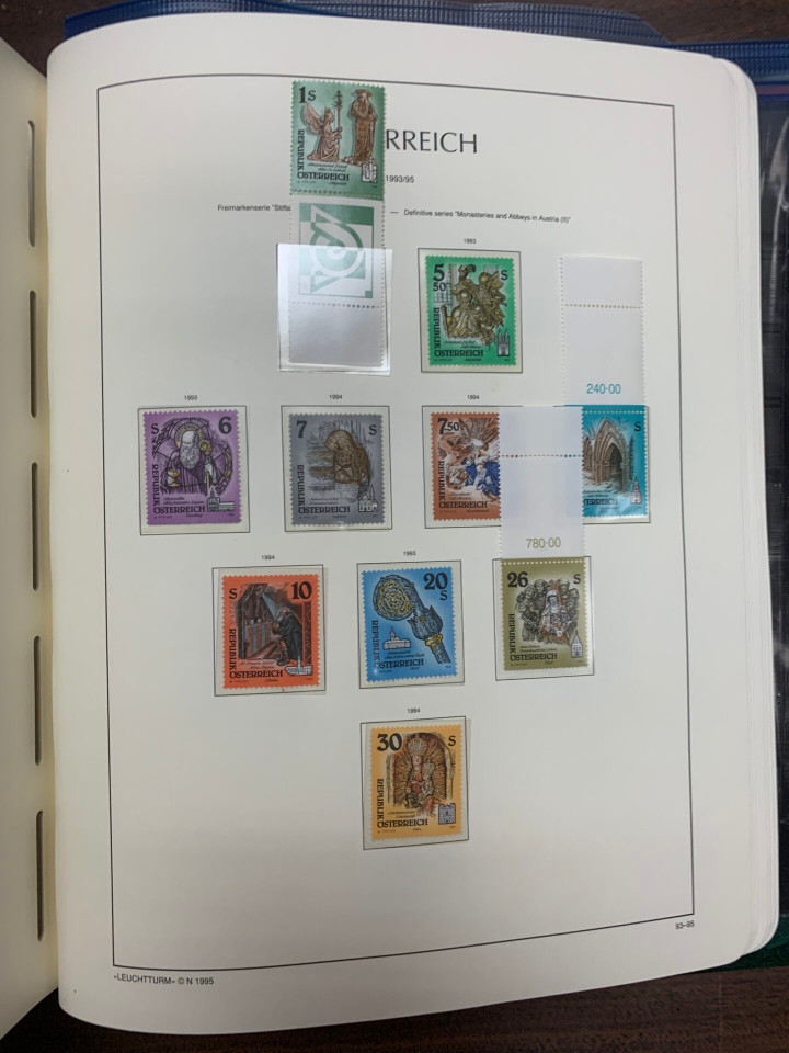 AUSTRIA – MODERN MINT COLLECTION 1945-1990'S IN THREE VOLUMES – 426367