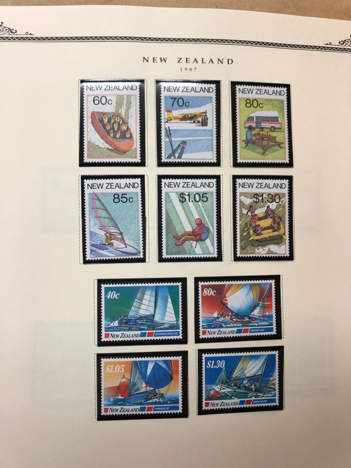 NEW ZEALAND – HIGH QUALITY COLLECTION IN TWO SCOTT SPECIALTY ALBUMS – 426301