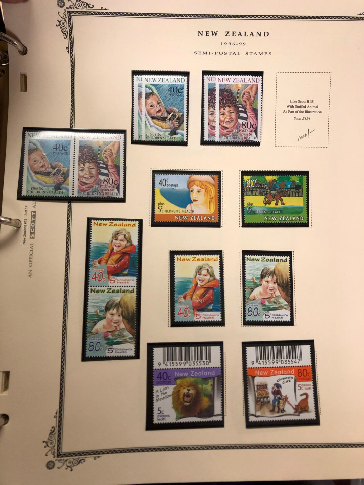 NEW ZEALAND – HIGH QUALITY COLLECTION IN TWO SCOTT SPECIALTY ALBUMS – 426301