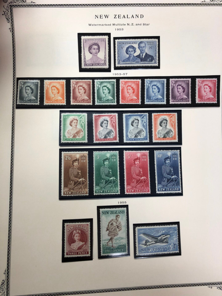 NEW ZEALAND – HIGH QUALITY COLLECTION IN TWO SCOTT SPECIALTY ALBUMS – 426301