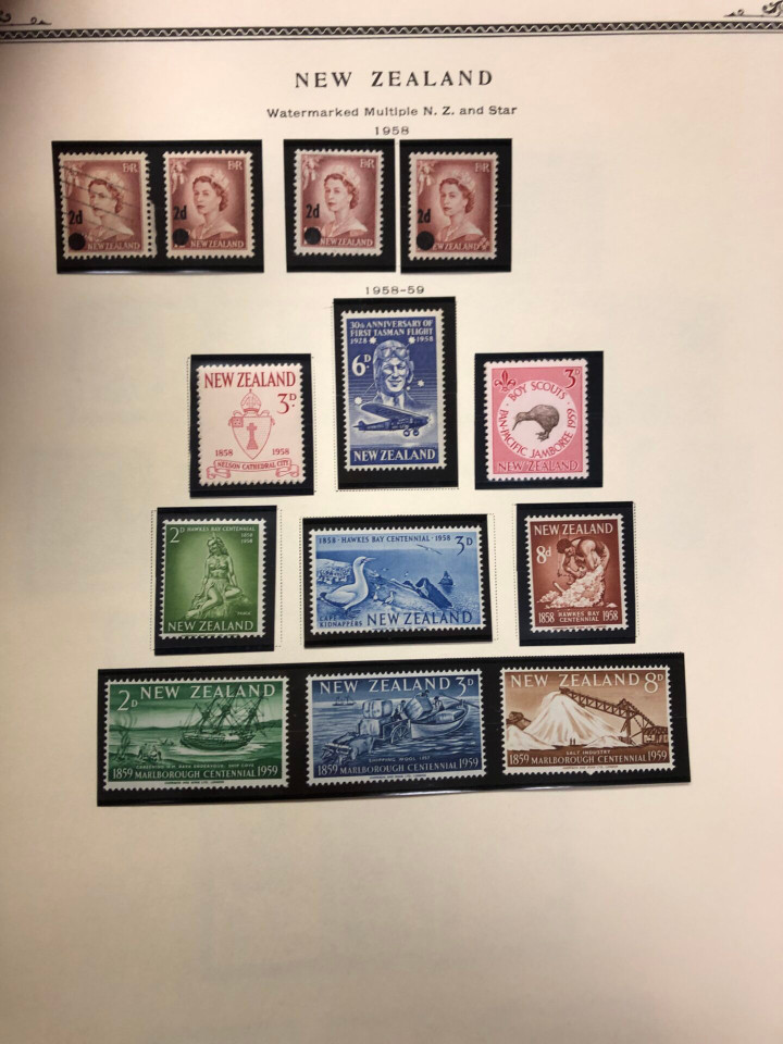 NEW ZEALAND – HIGH QUALITY COLLECTION IN TWO SCOTT SPECIALTY ALBUMS – 426301