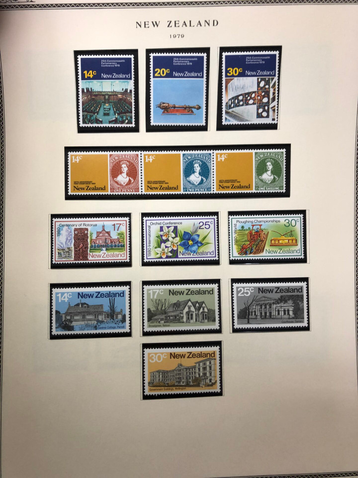 NEW ZEALAND – HIGH QUALITY COLLECTION IN TWO SCOTT SPECIALTY ALBUMS – 426301