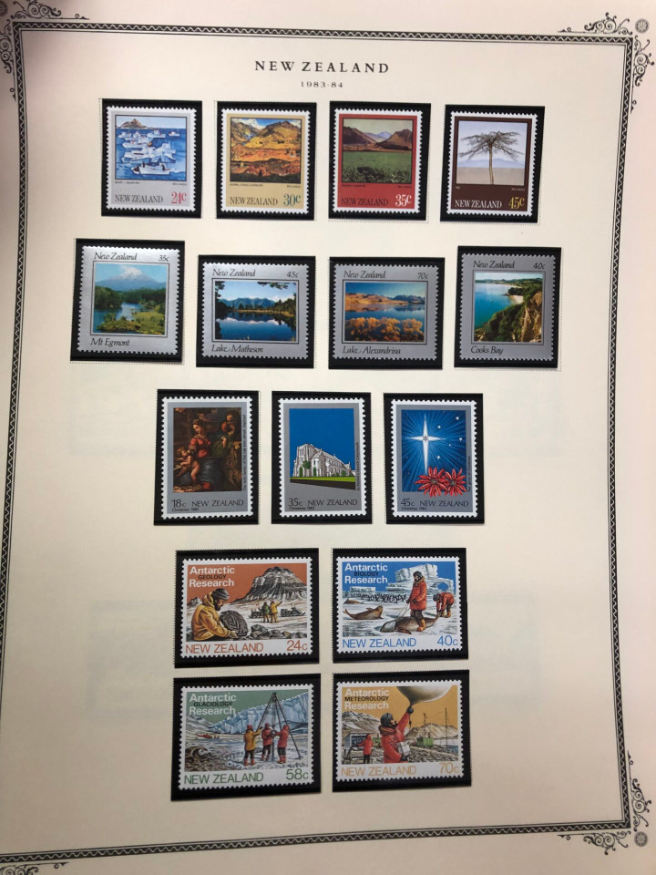 NEW ZEALAND – HIGH QUALITY COLLECTION IN TWO SCOTT SPECIALTY ALBUMS – 426301