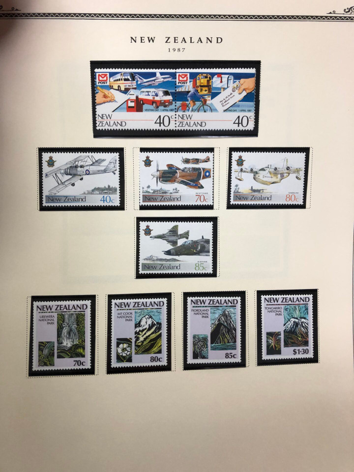 NEW ZEALAND – HIGH QUALITY COLLECTION IN TWO SCOTT SPECIALTY ALBUMS – 426301