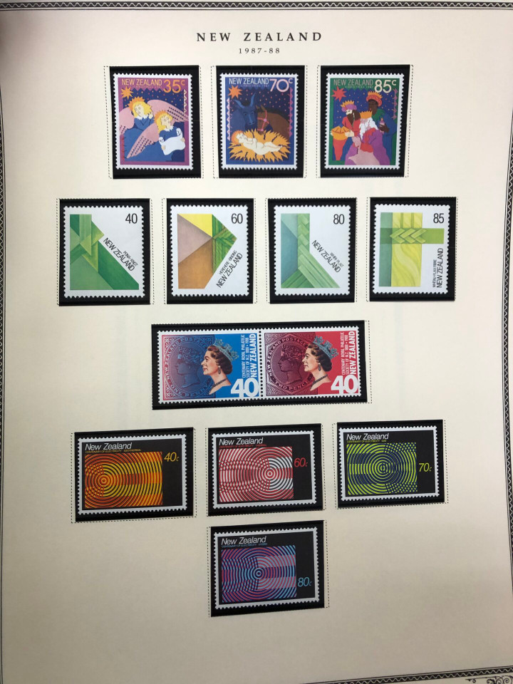 NEW ZEALAND – HIGH QUALITY COLLECTION IN TWO SCOTT SPECIALTY ALBUMS – 426301