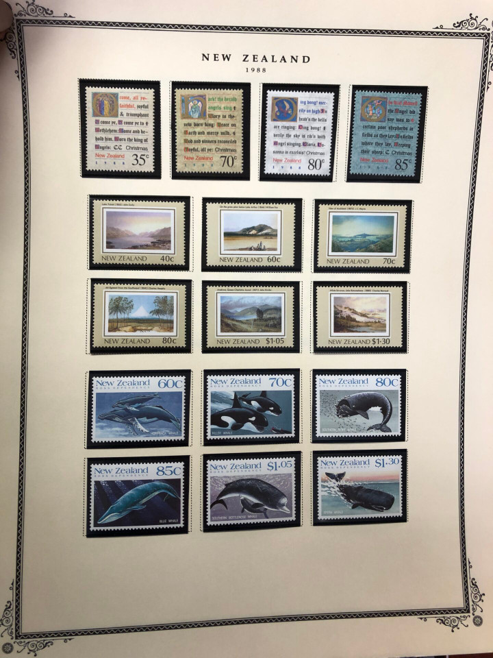 NEW ZEALAND – HIGH QUALITY COLLECTION IN TWO SCOTT SPECIALTY ALBUMS – 426301