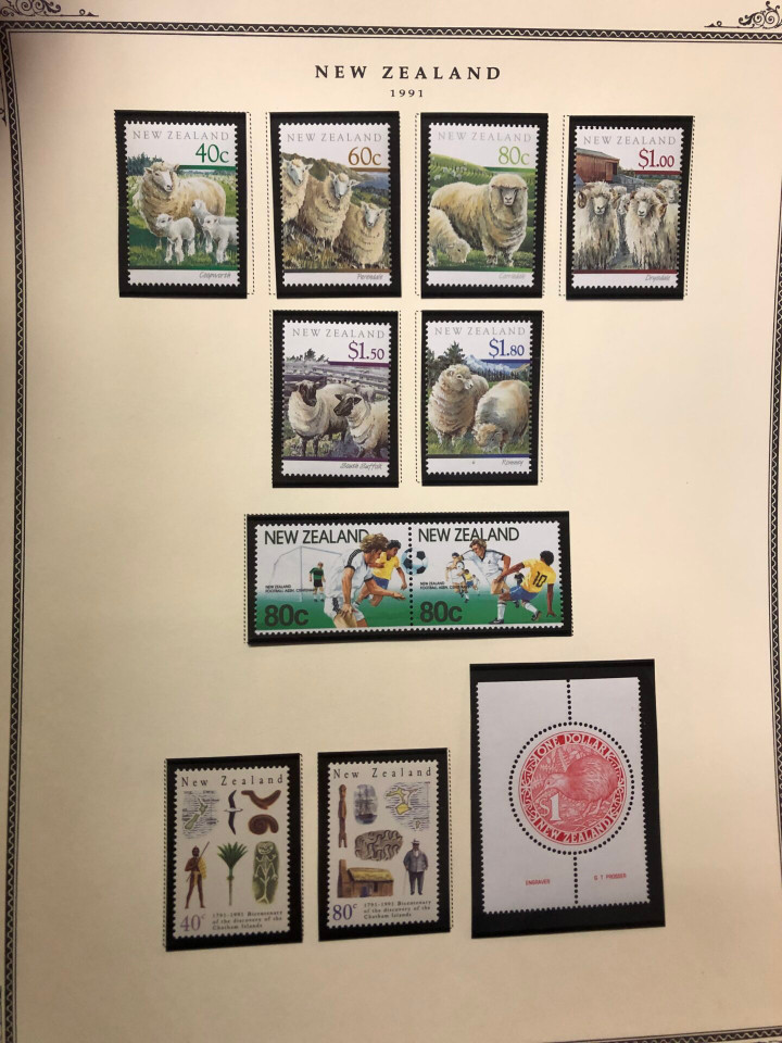 NEW ZEALAND – HIGH QUALITY COLLECTION IN TWO SCOTT SPECIALTY ALBUMS – 426301