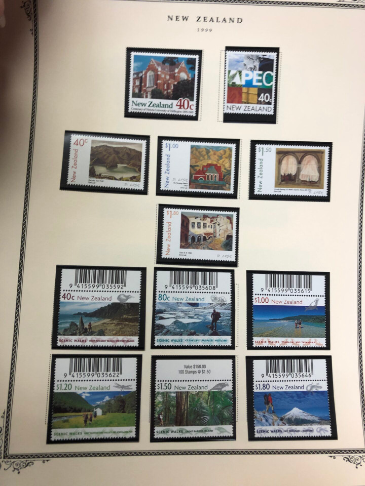 NEW ZEALAND – HIGH QUALITY COLLECTION IN TWO SCOTT SPECIALTY ALBUMS – 426301