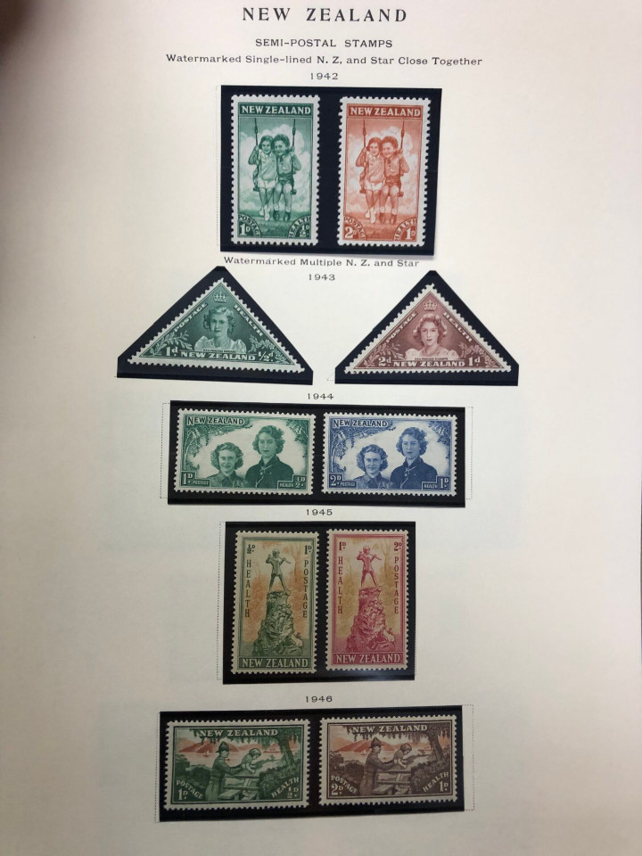 NEW ZEALAND – HIGH QUALITY COLLECTION IN TWO SCOTT SPECIALTY ALBUMS – 426301