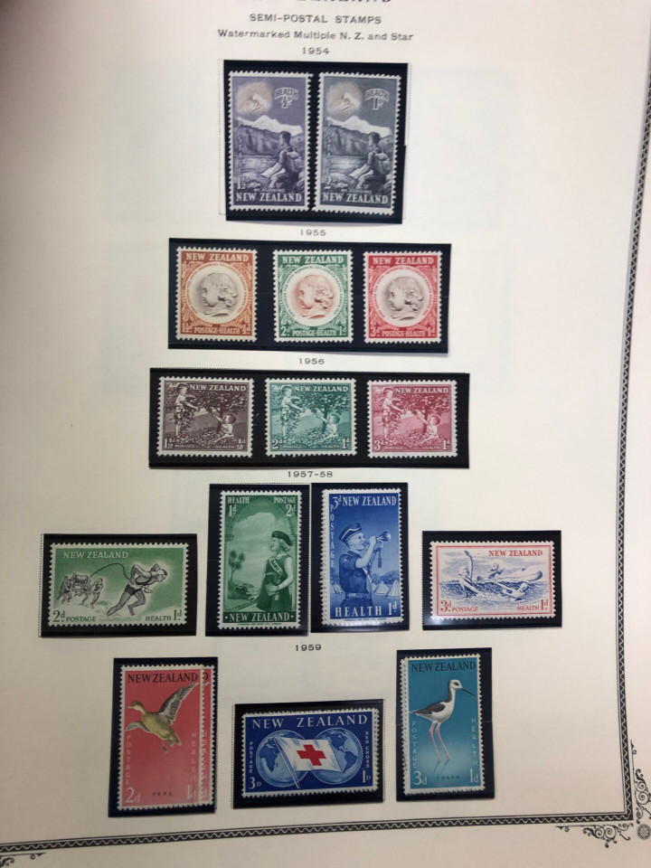 NEW ZEALAND – HIGH QUALITY COLLECTION IN TWO SCOTT SPECIALTY ALBUMS – 426301