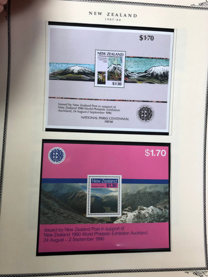 NEW ZEALAND – HIGH QUALITY COLLECTION IN TWO SCOTT SPECIALTY ALBUMS – 426301