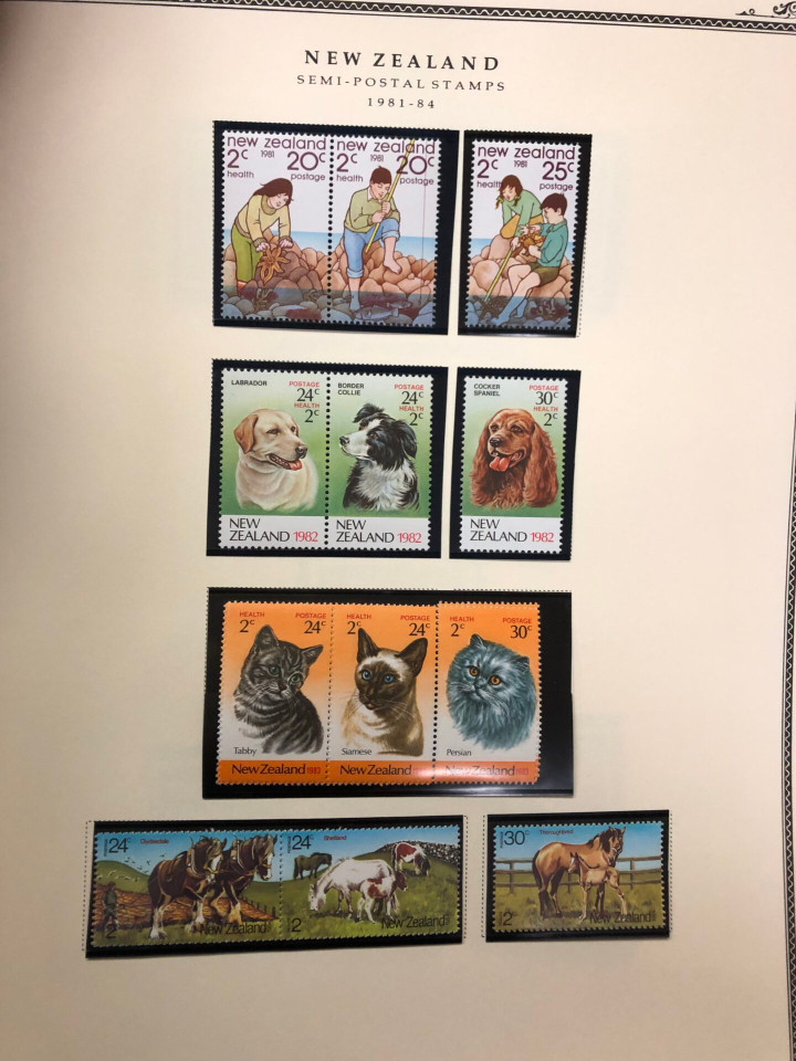 NEW ZEALAND – HIGH QUALITY COLLECTION IN TWO SCOTT SPECIALTY ALBUMS – 426301