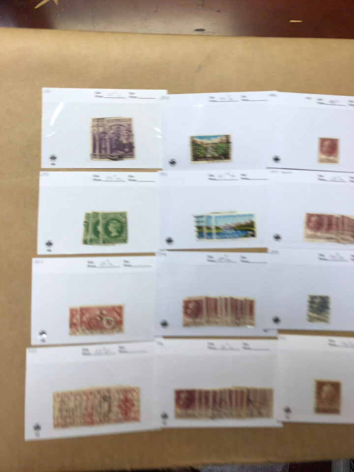 Worldwide Stamp Selection 700 Counter Stock Cards, Several Thousand Stamps, Australia, Finland, Netherlands