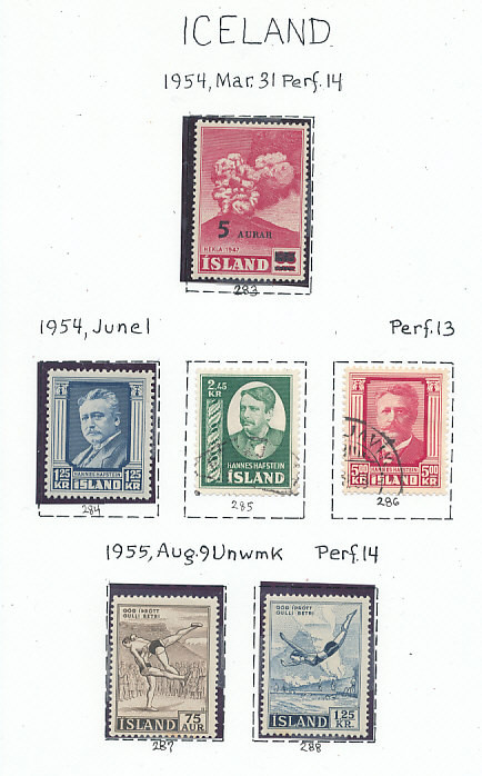 Iceland Stamps Mint and Used Collection, Couple Hundred Different, Early to Mid-20th Century