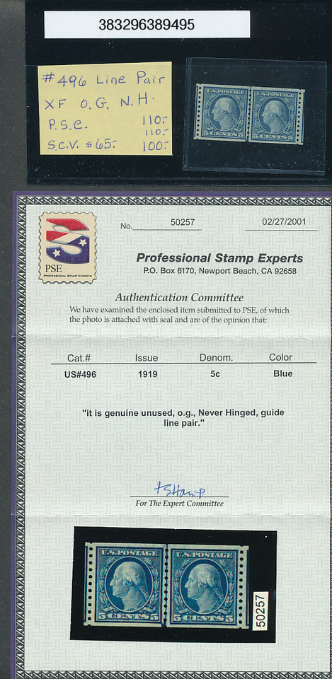 United States premium Washington coils teen years 20th century wide margins line pairs strips never hinged very fine