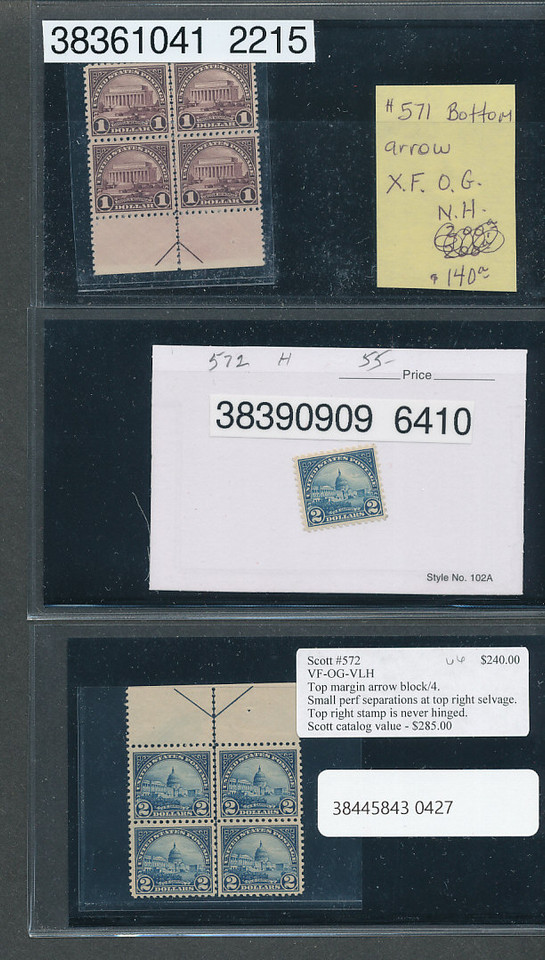 UNITED STATES – HIGH-GRADE SELECTION OF 1923 LIBERTY ISSUES – 426277