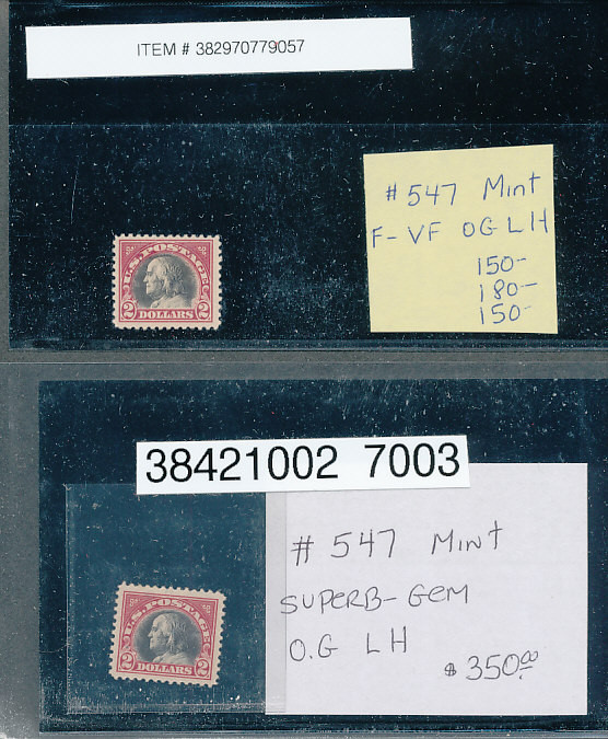 United States premium early 20th century stamps singles pairs blocks 541 never hinged very fine