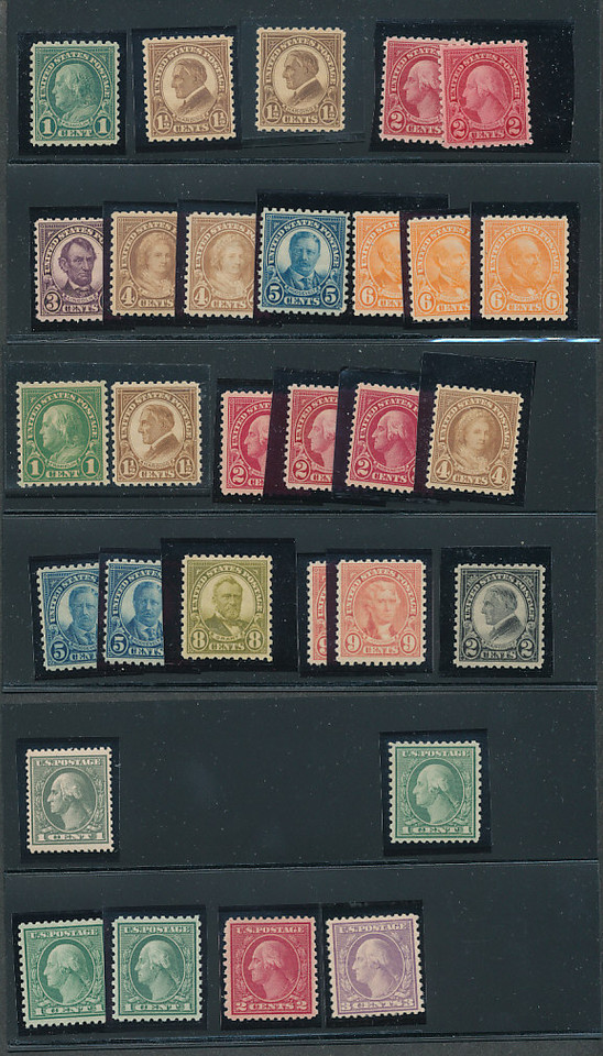 UNITED STATES – PREMIUM MINT SELECTION OF MOSTLY WASHINGTON FRANKLIN ISSUES - 426284