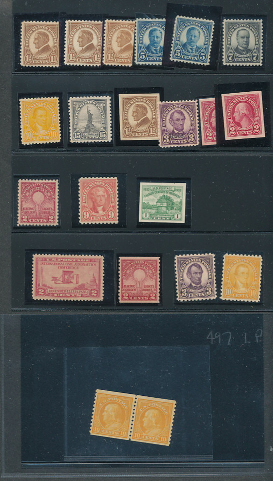 UNITED STATES – PREMIUM MINT SELECTION OF MOSTLY WASHINGTON FRANKLIN ISSUES - 426284