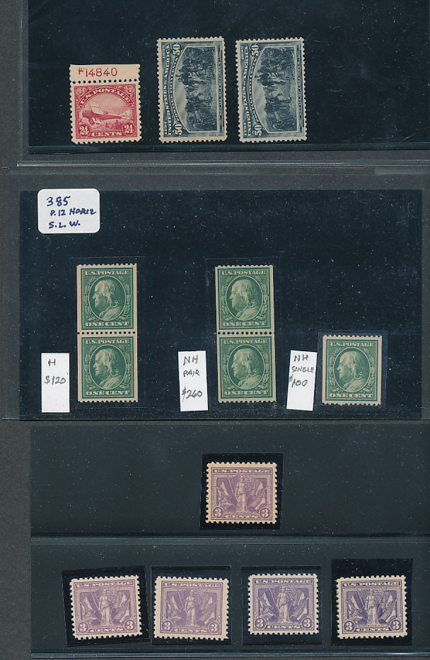 United States premium Washington Franklin stamps over 100 issues high-grade centering wide margins VF-XF most never hinged