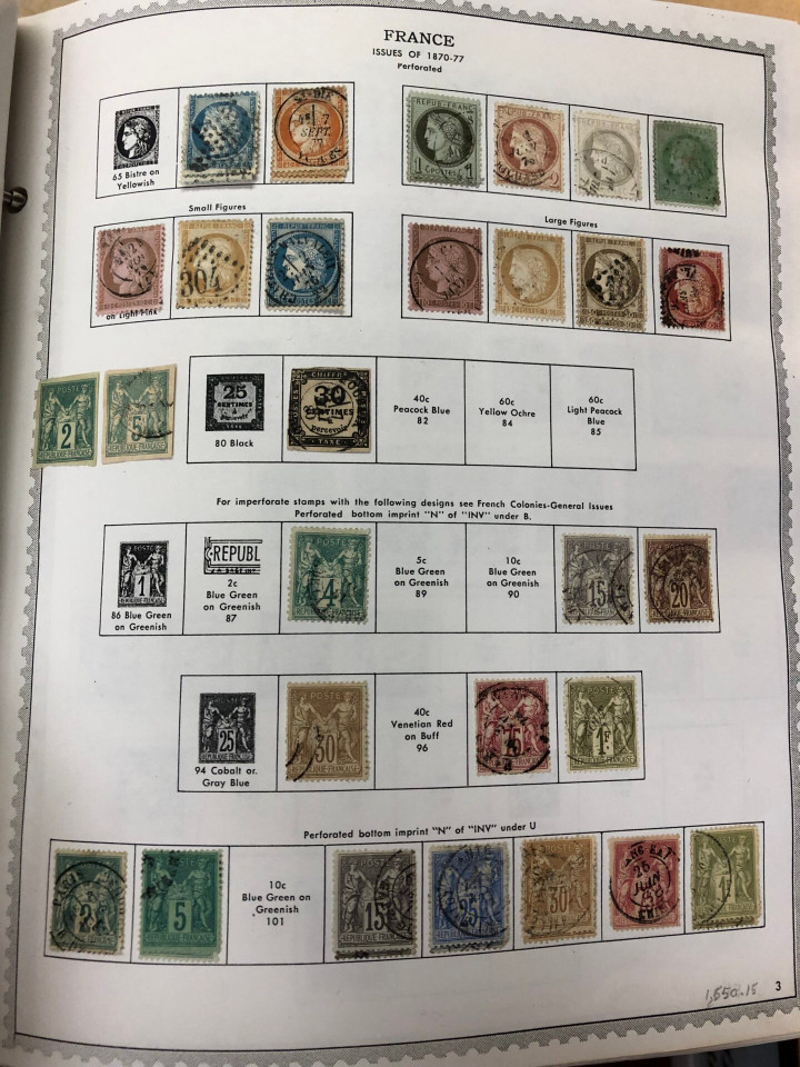 FRANCE Mint and Used Collection of nearly 2,000 Different Issues– 426218